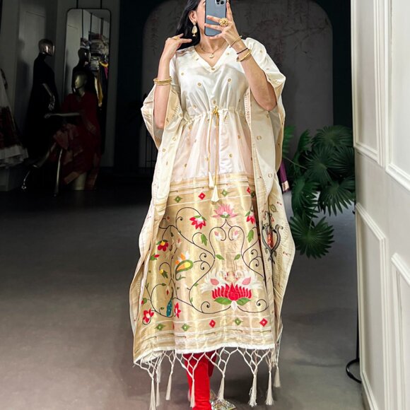 JACQUARD KAFTAN - Picture 6 of 12